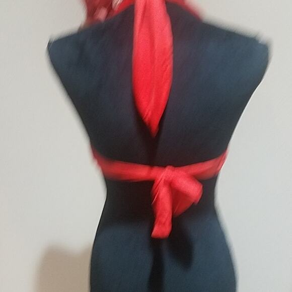Antonio Melani red halter swim top - Picture 3 of 6